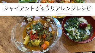 自家栽培野菜を料理してみた ジャイアントきゅうり編 レシピあれこれ [upl. by Haliled291]