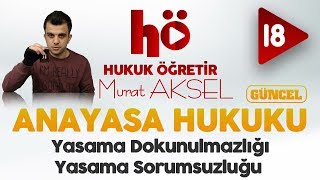 18  Yasama Dokunulmazlığı  Yasama Sorumsuzluğu  Anayasa Hukuku [upl. by Tteve]