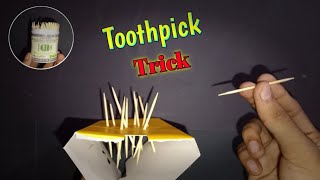 how to throw toothpick  easy trick  toothpick फेकने की जादुई trick😱 [upl. by Lyons820]