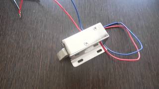 Actuator Lock Cabinet Lock Solenoid Lock Cash Drawer Lock Electrical Lock Working Demo [upl. by Icyac399]