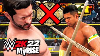 I Was SCREWED Out of The NXT Championship 🧐 WWE 2K22 MyRISE [upl. by Adama]