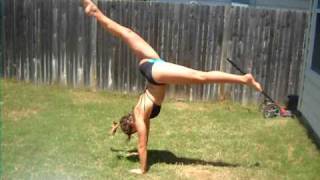 front walkover roundoff back handspring [upl. by Fiorenze732]