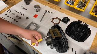 Yamaha blaster top end rebuild time lapse [upl. by Awe]