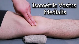 Isometric Vastus Medialis  How to perform  Benefits  Orthoinfoca [upl. by Eninahpets]