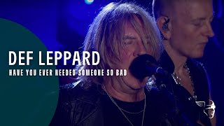 Def Leppard  Have You Ever Needed Someone So Bad Hits Vegas [upl. by Rotce317]