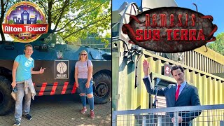 Nemesis SubTerra Has Reopened FIRST RIDE amp Review  Alton Towers [upl. by Diarmit]