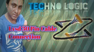 LVDS 30 pin cable connection [upl. by Sirdna]