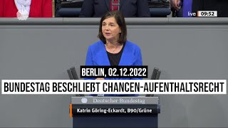 02122022 Berlin Bundestag beschließt ChancenAufenthaltsrecht [upl. by Rexana]