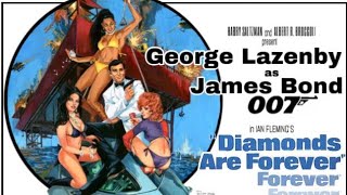 George Lazenby  James Bond 007  In Diamonds Are Forever Title Sequence Remastered [upl. by Ephrayim]