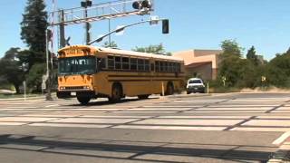 Safe Railroad Crossing Procedures for School Bus Drivers [upl. by Rennoc527]