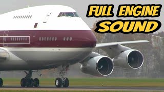 ✈ B747SP Engine Test on the Runway with an INCREDIBLE SOUND 😯 [upl. by Auohc]