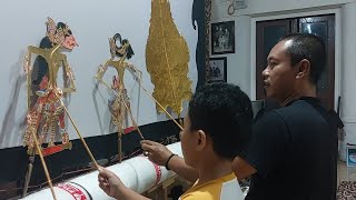 Proses Latihan‼️Dalang Cilik Keponakan Ki Catur Kuncoro‼️Kanajalu Rahagi Sakha [upl. by Anitsahs936]