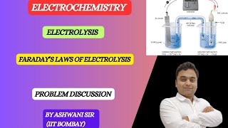 Electrolysis ll Faradays laws of Electrolysis ll Electrochemistry class 12 [upl. by Oag]