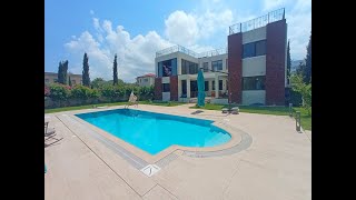 North Cyprus PorpertiesNord ZypernСеверный Кипр  4 bedroom large villa in Catalkoy  roof  pool [upl. by Illib]