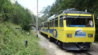 Wendelsteinbahn Bergfahrt  Aipl  Bedarfshalt und Ausweiche [upl. by Ozmo]