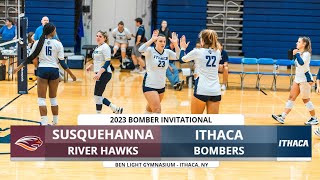 Womens Volleyball Bombers Invitational  Ithaca College VS Susquehanna [upl. by Eisenberg728]