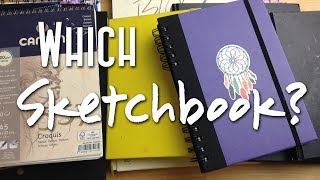 How to Choose a Sketchbook Which Sketchbook to BuyBest for Markers Mixed Media and Watercolors [upl. by Alyse]