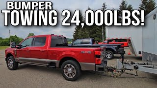 Crazy 2023 Ford F350 Super Duty Bumper Towing 24000lbs [upl. by Navanod]