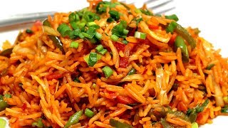 स्ट्रीट स्टाइल शेज़वान फ्राइड राइस  Schezwan Fried Rice  Fried Rice Recipe  Kabitaskitchen [upl. by Ahsenra163]