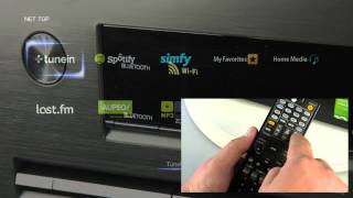 NEW 2013 ONKYO AV RECEIVER TXNR626  Overview of Network Audio Services [upl. by Kcirddehs]