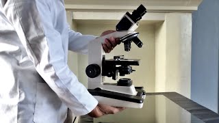 How to use a Compound Microscope Binocular brightfield microscope [upl. by Theobald13]