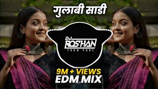 Gulabi Sadi  Edm Mix  Dj Niklya Sn amp Dj Roshan Pune  Its Roshya Style [upl. by Enidlareg]