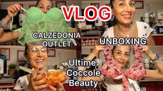 vlog LOUTLET CALZEDONIA NON DELUDE MAI UNBOXING ULTIME COCCOLE BEAUTY [upl. by Hellene]