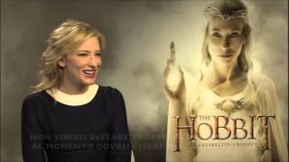 Lo Hobbit un Viaggio Inaspettato la nostra intervista a Cate Blanchett [upl. by Nicolle783]