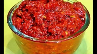 Schezwan Sauce Recipe  Homemade Schezwan Sauce  Chinese Sauce  madhurasrecipe [upl. by Cecil292]