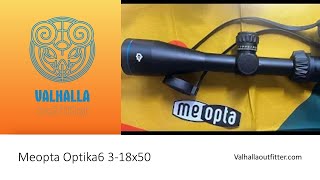 Meopta Optika6 318x50 FFP with 65cm Reticle Featuring DichroTech [upl. by Manon171]