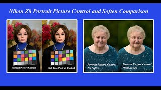 Nikon Z8 Portrait Picture Control and Soften Comparison [upl. by Georgette]