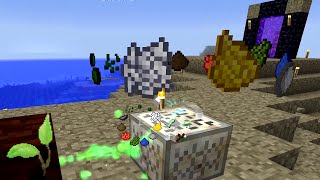 Minecraft Mods Regrowth  RESOURCE SEEDS E08 Modded HQM [upl. by Ylagam]