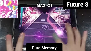 Arcaea Bookmaker 2D Version  Future 8 「手元動画Pure Memory」Max 21 [upl. by Gabriell836]