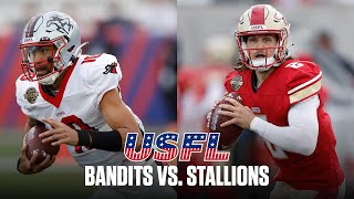 USFL extended highlights Birmingham Stallions vs Tampa Bay Bandits  Week 4 [upl. by Nepsa185]