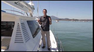 Tour a 92 Custom Pilothouse Sloop Named Locura 1400000 [upl. by Yelssew]