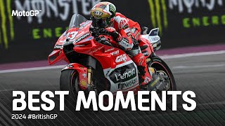 Best MotoGP™ Moments 🔥  2024 BritishGP [upl. by Cristiona]