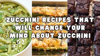 3 EASY ZUCCHINI RECIPES [upl. by Trula494]