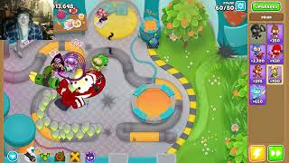 BTD6  Tinkerton  Magic Monkeys Only Playthrough [upl. by Konstance]