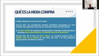 Charla Impositiva Régimen de Percepción del Impuesto a la MeraCompra Córdoba [upl. by Cohligan]