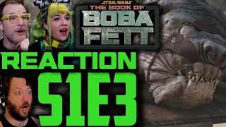 MACHETÉ amp A BABY RANCOR  The Book of Boba Fett S1x3 REACTION [upl. by Anelas159]