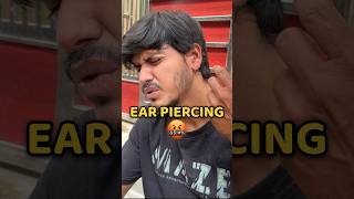 Ear piercing 🤬🎃shorts vlog minivlog [upl. by Dagny548]