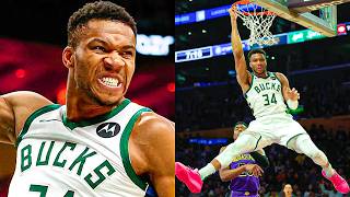 Giannis Antetokounmpo  GREEK FREAK  Nastiest Dunks of 2024 [upl. by Eseer]