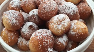 Fritule Ustipci  Easy Round Doughnuts [upl. by Ayoras]