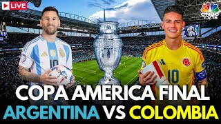 🔴Argentina vs Colombia LIVE Score  2024 Copa America FINAL LIVE  Messi VS James Rodriguez  N18G [upl. by Sima]