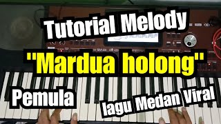 Yuk Belajar mengiring Lagu Pop quot Mardua Holong quot Orgen Tunggal Pemula [upl. by Anirehc]