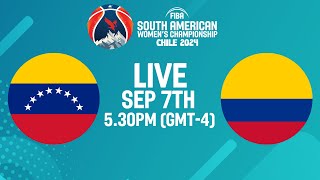 Venezuela v Colombia  Full Basketball Game  FIBA South American Womens Championship 2024 [upl. by Llenhoj637]