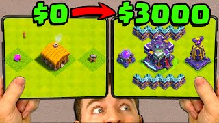 I Spent 3000 On A New Clash of Clans Account Heres What Happened [upl. by Legir]