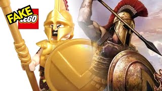 Fake Lego Spartan Warrior Ancient Greece custom minifigure by XINH XH1733 [upl. by Diane-Marie]