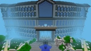 HUGE Mansion In Minecraft Pocket Edition [upl. by Ashwell177]