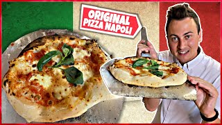 ORIGINAL Napoli Pizza die BESTE Pizza der WELT  Teig amp Rezept [upl. by Emilia]